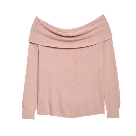 Shoulder Sweater In Pink Adobe | Poshmark